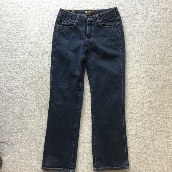 AURA By WRANGLER WOMENS SIZE 4 PETITE SHORT JEANS - Picture 1 of 8